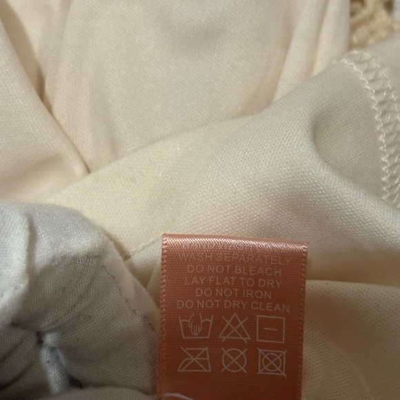 Crotchet Mini Sundress Fully Lined With Elastic Straps Size L - Picture 11 of 11